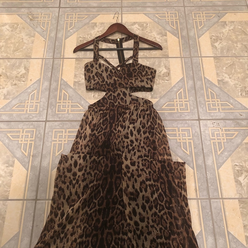 Leopard Sans Souci dress